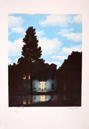 Litografía Magritte - L’Empire des Lumières - The Empire of Light