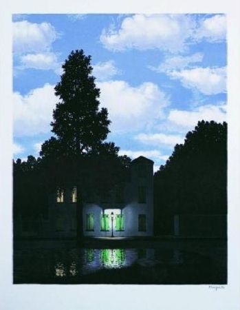 Litografía Magritte - L'empire des lumières, 1954