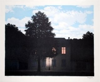 Litografía Magritte - L'empire des lumières 1961