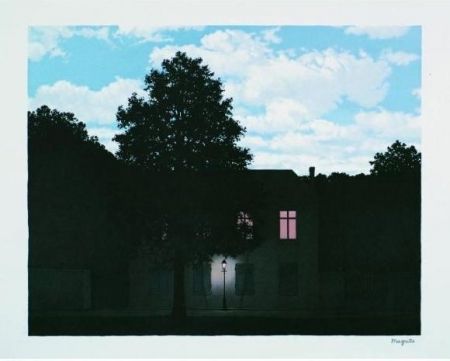 Litografía Magritte - L'Empire des Lumières, 1961