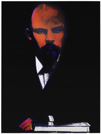 Serigrafía Warhol -  Lenin (Black) (FS II.402)
