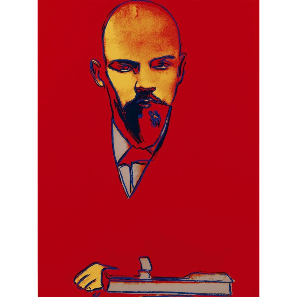 Serigrafía Warhol - Lenin (Red) (FS II.403)