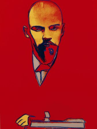 Serigrafía Warhol - Lenin (Red) (FS II.403)