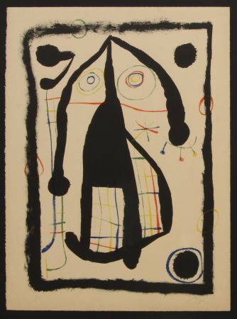 Litografía Miró - L'ENTRANGERE