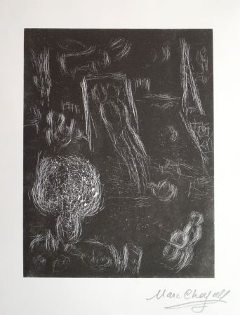 Linograbado Chagall - L'envol