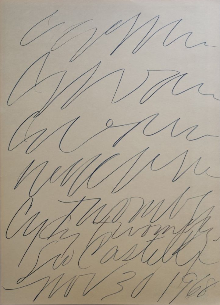 Litografía Twombly - 