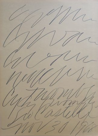 Litografía Twombly - 
