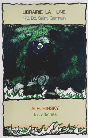 Litografía Alechinsky - Les Affiches  Librairie  à La Hune