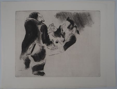 Grabado Chagall - Les arrhes