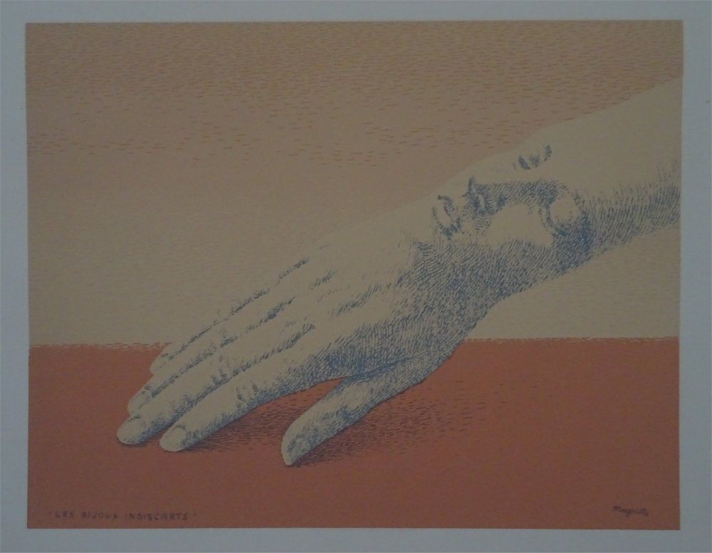 Litografía Magritte - Les Bijoux indicrets