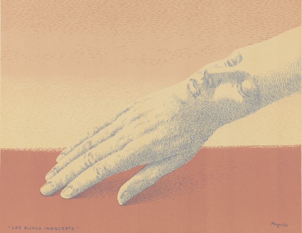 Litografía Magritte - Les Bijoux Indiscrets