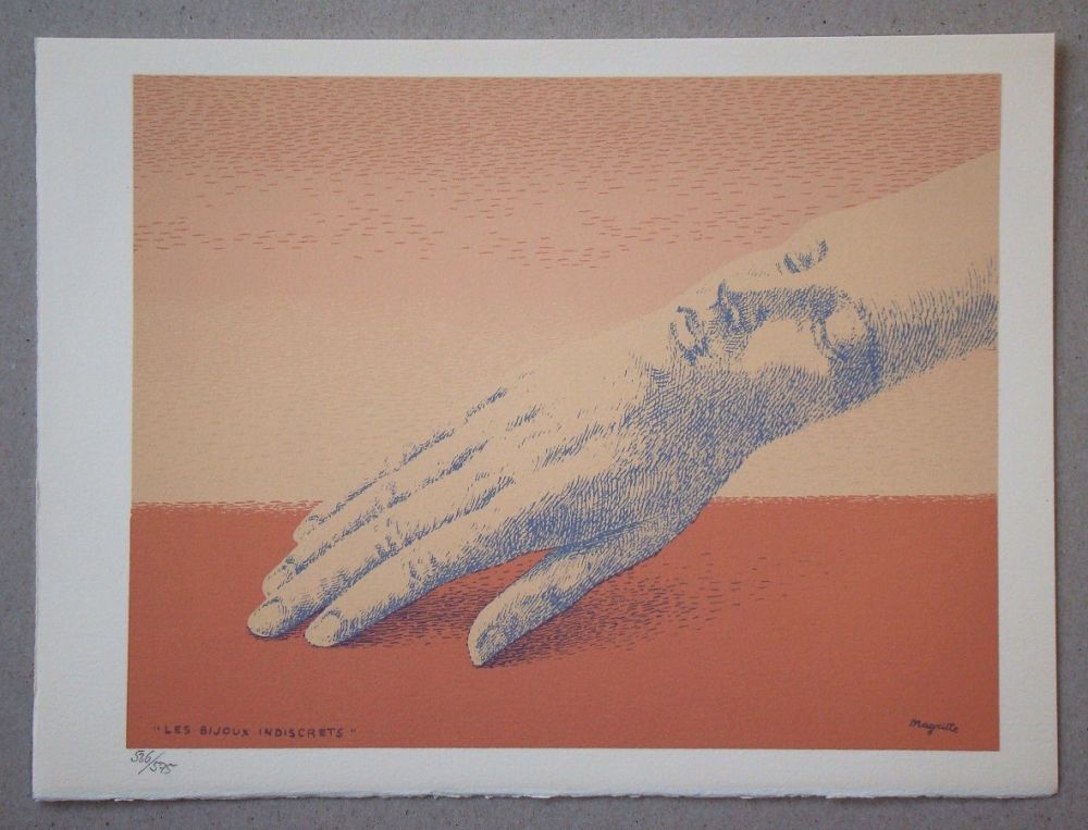 Litografía Magritte - Les bijoux indiscrets, 1963