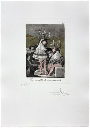 Punta Seca Dali - Les Caprices de Goya de Dalí