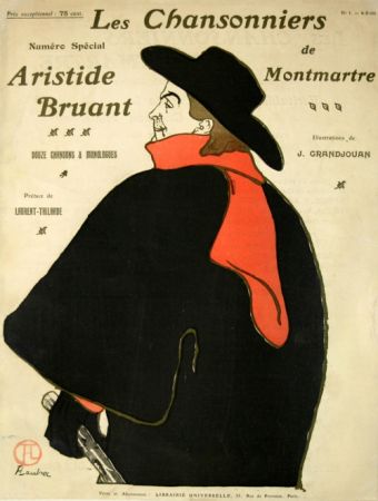 Litografía Toulouse-Lautrec - Les Chansonniers  Aristide Bruant