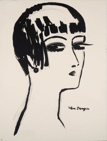 Litografía Van Dongen - Les Cheveux Courts, 1924 – Deluxe edition!