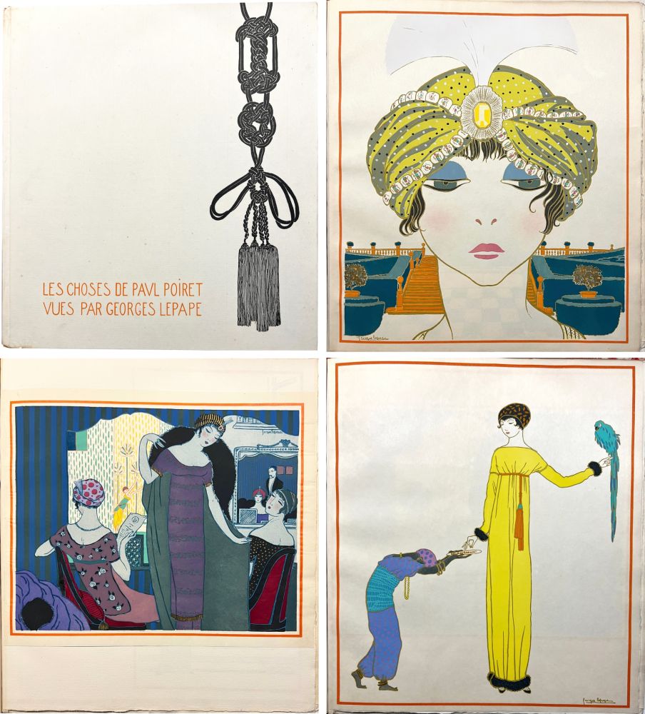 Libro Ilustrado Lepape - LES CHOSES DE PAUL POIRET VUES PAR GEORGES LEPAPE (1911)