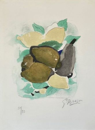 Litografía Braque - Les Citrons 