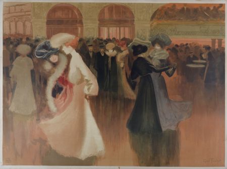 Litografía Abel-Truchet - Les Danseuses, 1900