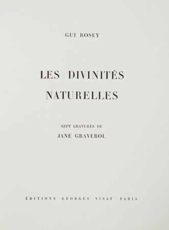 Libro Ilustrado Graverol - Les divinités naturelles