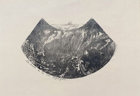 Litografía Gauguin - Les drames de la mer 