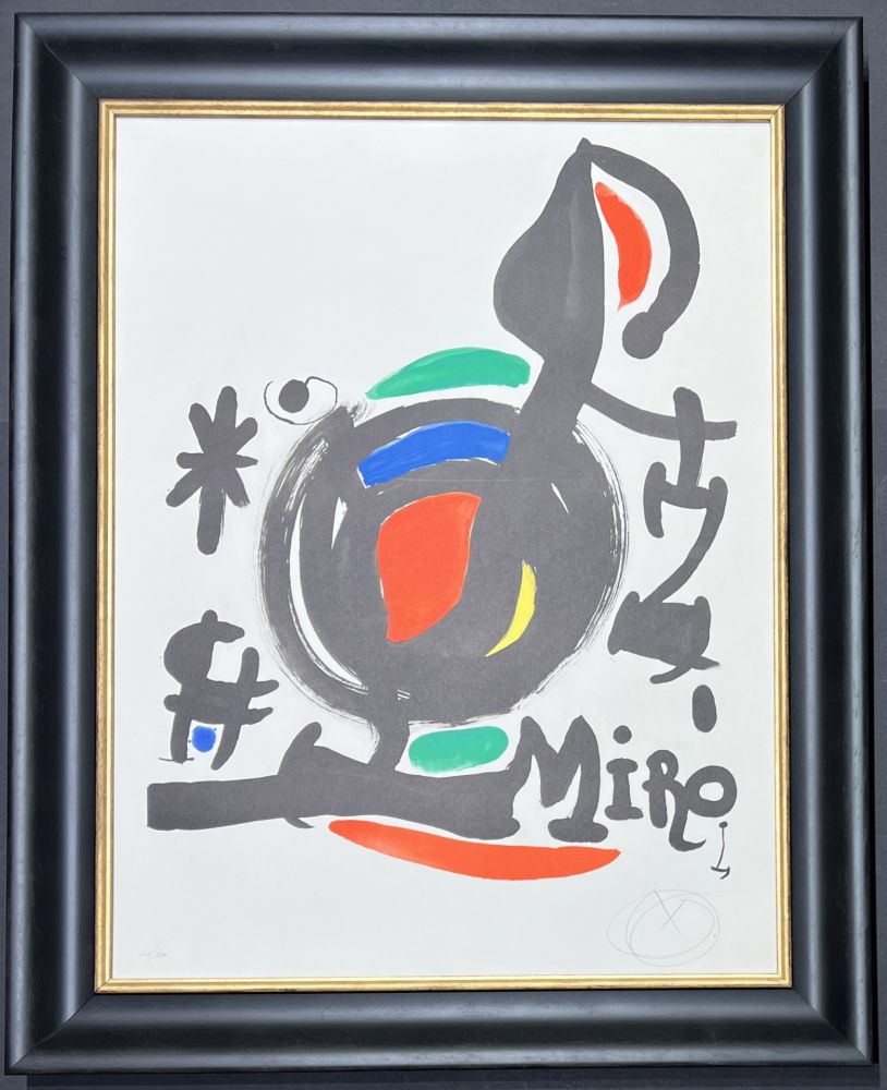 Litografía Miró - Les essències de la terra