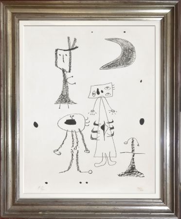 Litografía Miró - Les Femmes