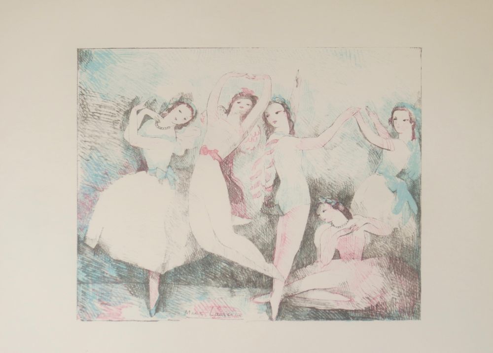 Litografía Laurencin - Les fetes de la danse