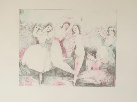 Litografía Laurencin - Les fetes de la danse