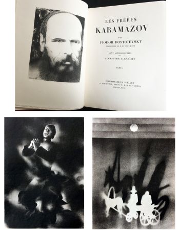 Libro Ilustrado Alexeïeff - LES FRÈRES KARAMAZOV. 100 lithographies (1929).
