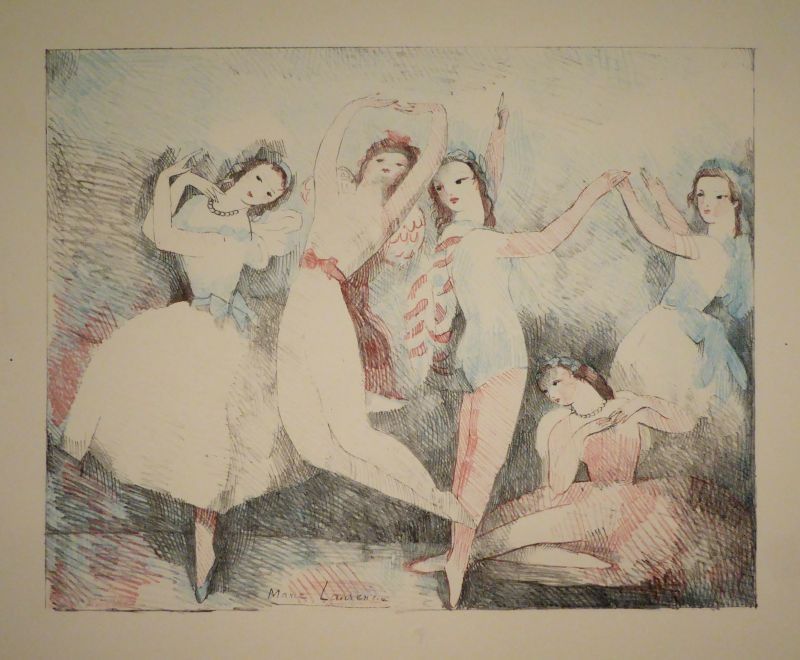 Litografía Laurencin - Les fêtes de la danse