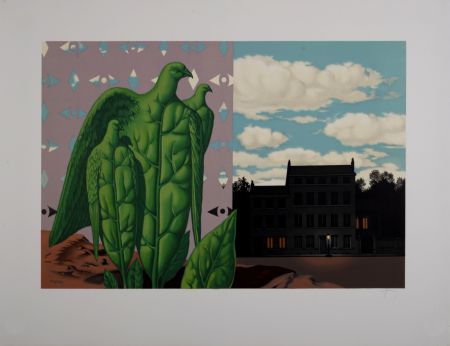 Litografía Magritte - Les Grands Oiseaux sont ceux de l'Île au Trésor, 1968