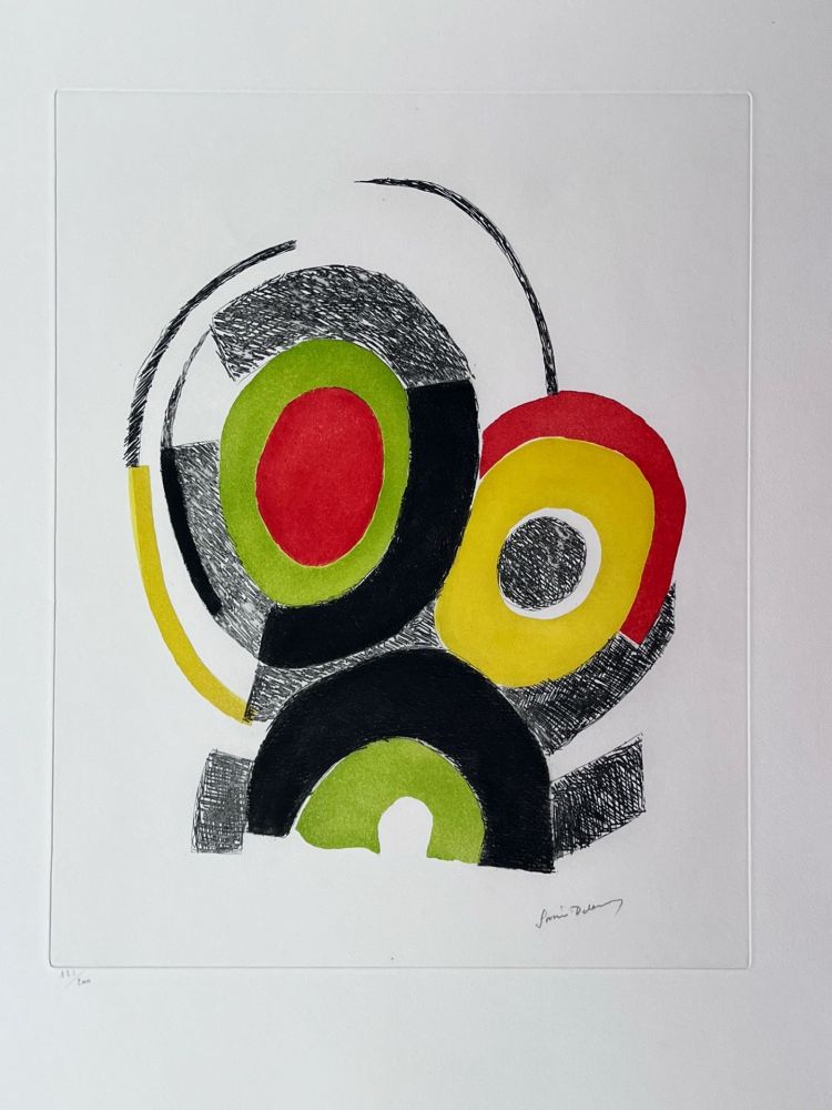 Aguafuerte Y Aguatinta Delaunay - Les illuminations de Rimbaud