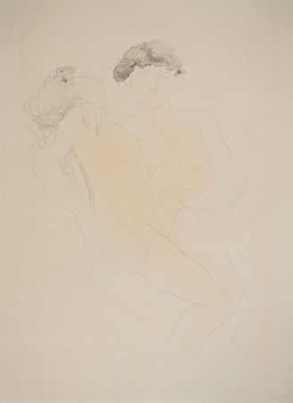 Litografía Rodin - Les jeunes amants