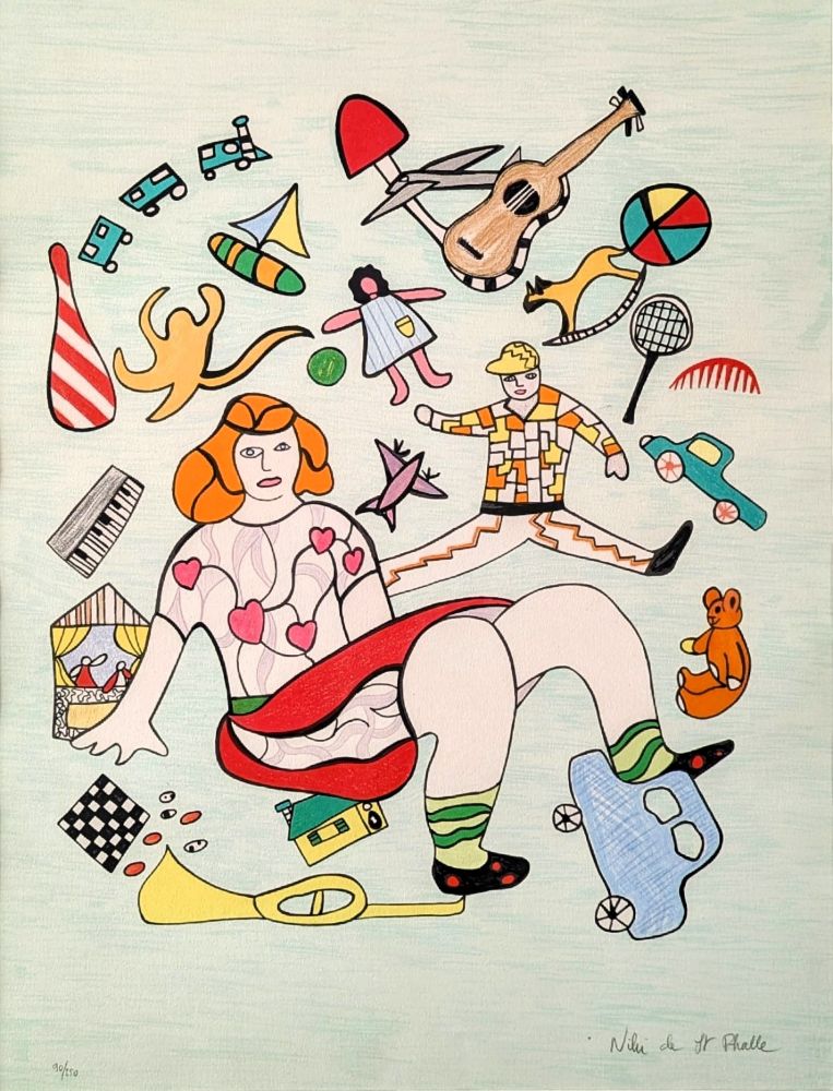 Litografía De Saint Phalle - Les Jouets 