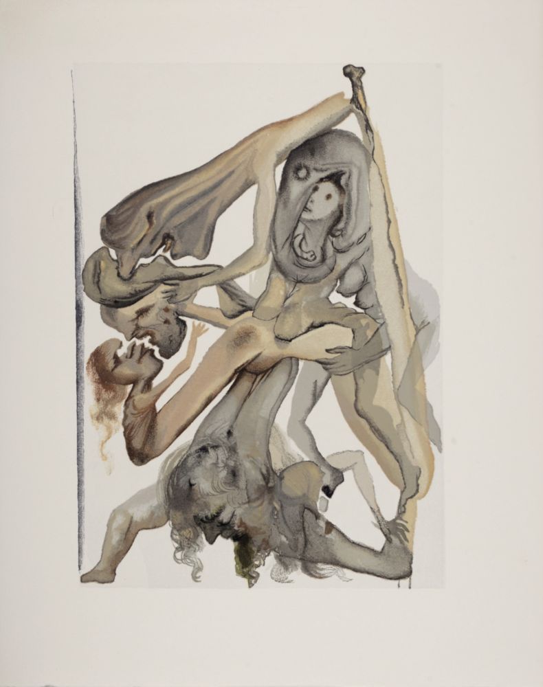Grabado En Madera Dali - Les Limbes, 1963