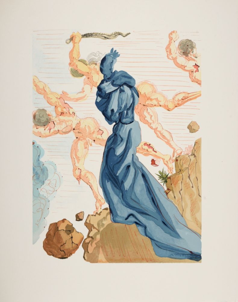Grabado En Madera Dali - Les Margelles du Phlégéton, 1963