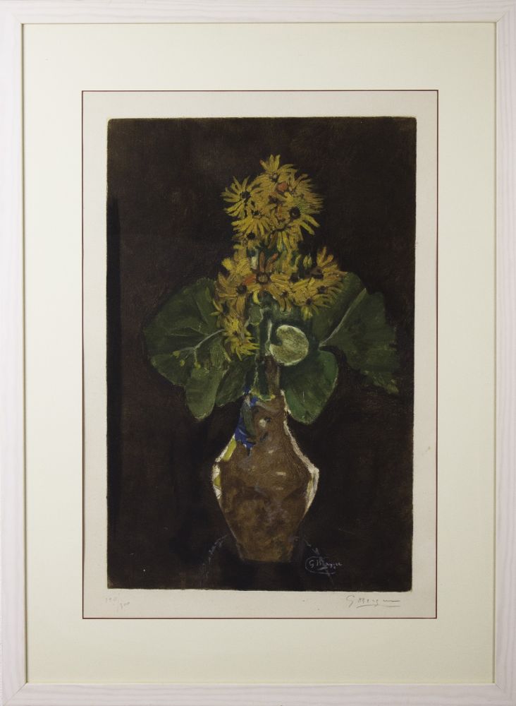 Aguafuerte Braque - Les marguerites