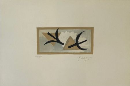 Litograf A De Georges Braque La Descente Aux Enfers En Amorosart