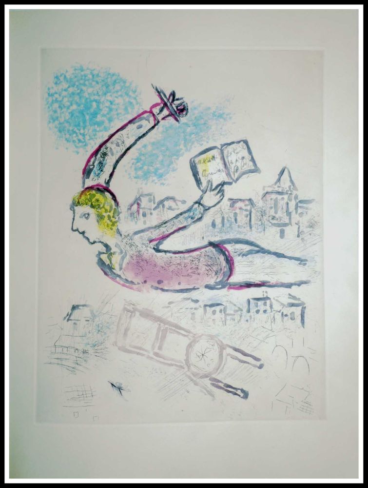 Aguafuerte Chagall - LES MAUVAIS SUJETS - Planche 2
