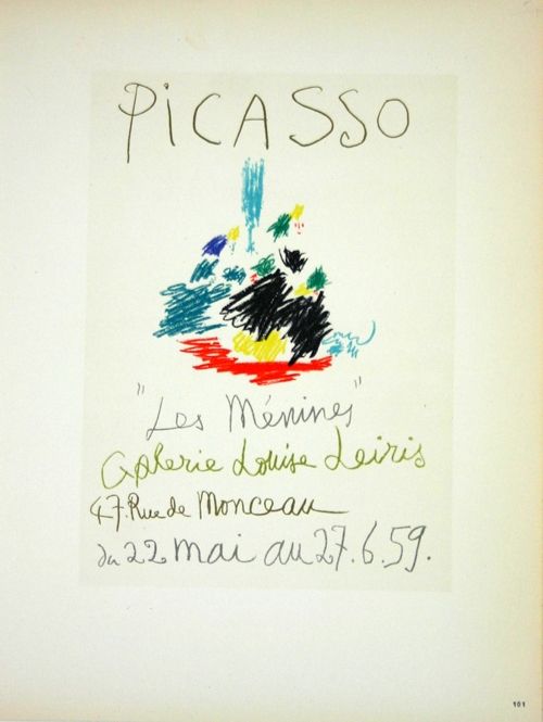 Litografía Picasso (After) - Les  Menines