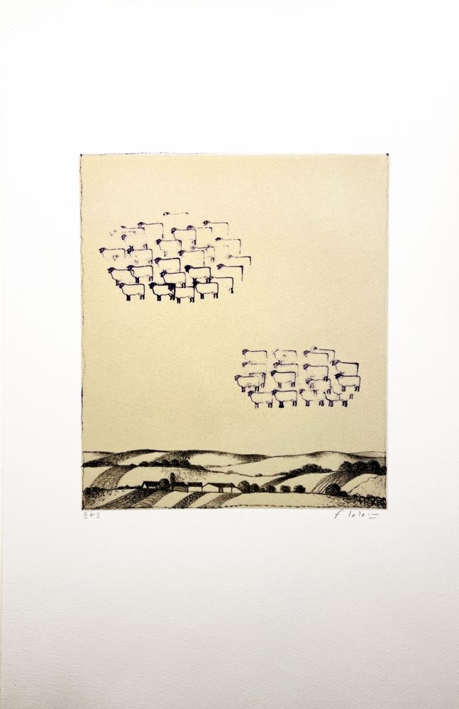 Litografía Lalanne - LES MOUTONS ( (Polymorphoses) 1978
