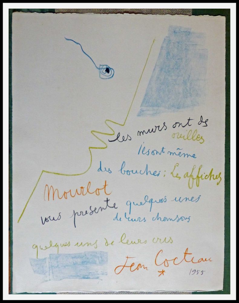 Cartel Cocteau - Les Murs ont des oreilles