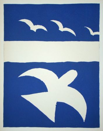 Litografía Braque - Les Oiseaux