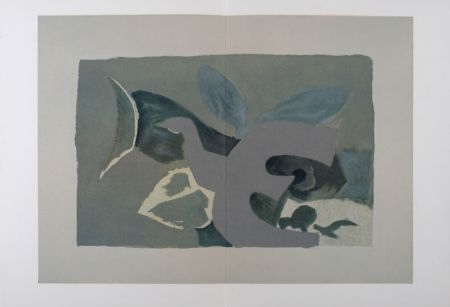 Litografía Braque - Les Oiseaux #I, 1967