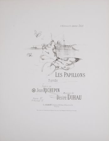 Litografía Toulouse-Lautrec - Les Papillons, 1895