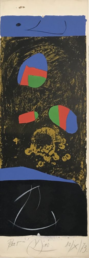 Litografía Miró - Les Penalites de l'Enfer ou Les Nouvelles-Hebrides 34