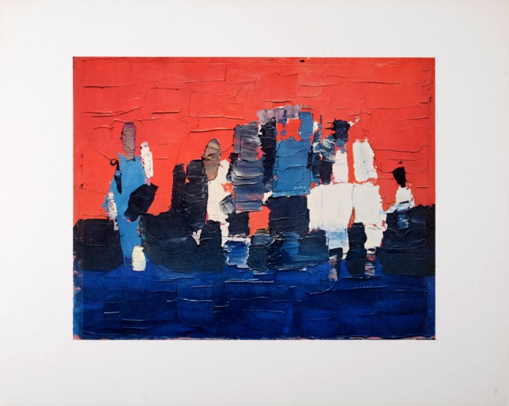 Offset De Stael - Les petits footballeurs, 1960