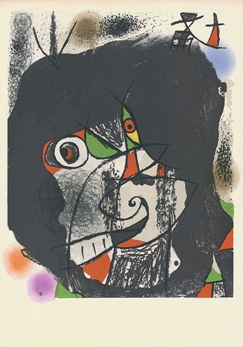 Litografía Miró - Les révolutions scéniques du XXe siècle I, 1975