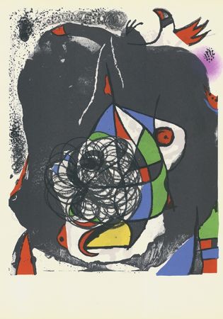 Litografía Miró - Les révolutions scéniques du XXe siècle II
