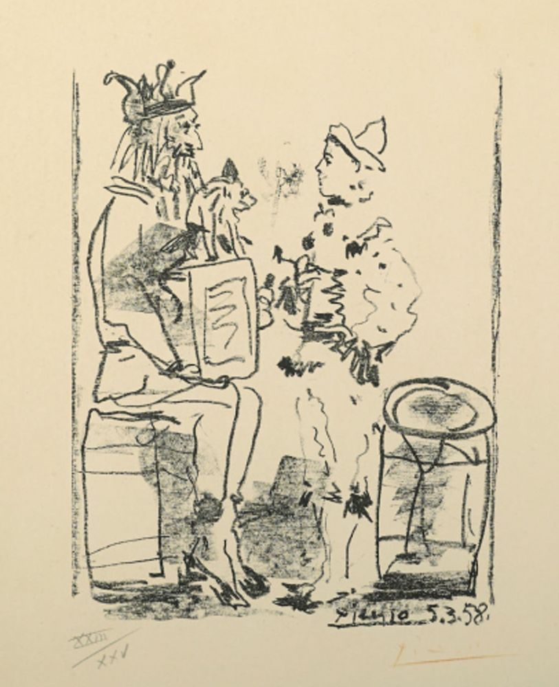 Litografía Picasso - Les Saltimbanques, from Souvenirs d'un collectionneur (B. 855; M. 285)